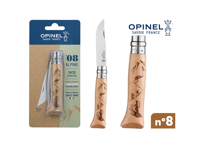 OPINEL BLISTER 8 INOX RANDONNEE (10)