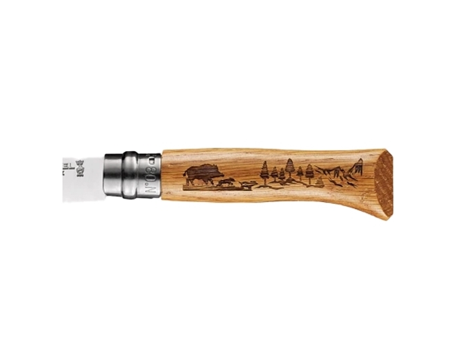 OPINEL BLISTER 8 INOX SANGLIER (10)
