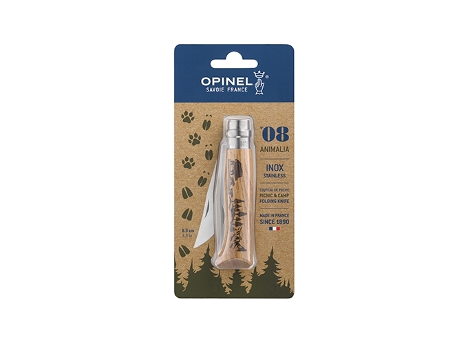 OPINEL BLISTER 8 INOX SANGLIER (10)