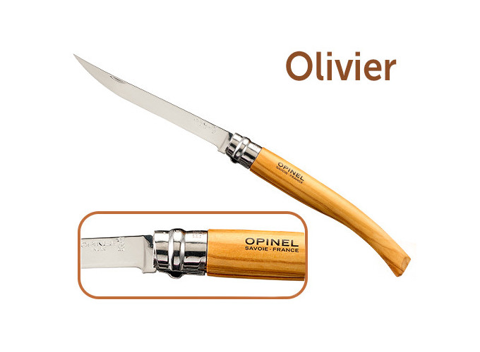 OPINEL EFFILE INOX 12CM MANCHE OLIVIER (6)