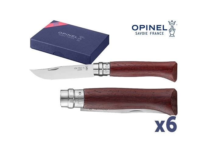 OPINEL N°08 LUXE PADOUK LAME POLIGLACE (6)