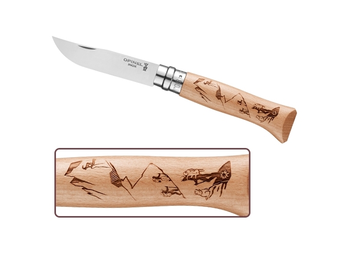 OPINEL N°8 BAROUDEUR MONTAGNE RANDO (6)
