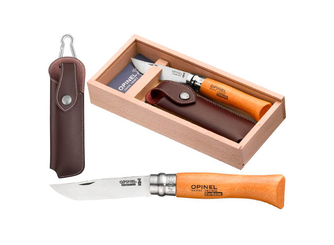 OPINEL PLUMIER 8VR CARBONE   GAINE (1)