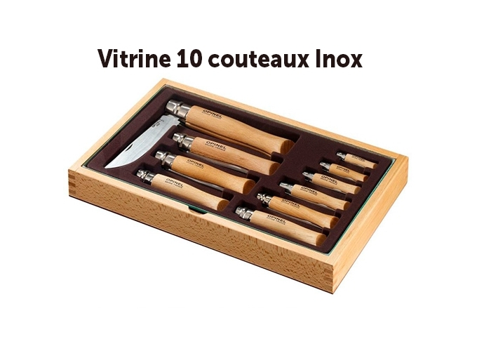 OPINEL RAMASSE MONNAIE  10P ASS. LAMES INOX 1)