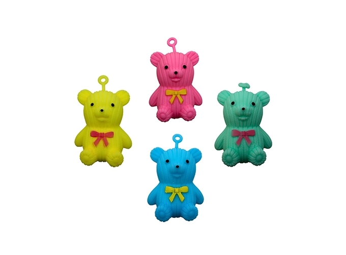 OURS ANTISTRESS 10CM 4 COUL. ASS. (BTE.12)