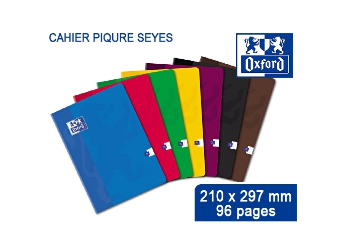 OXFORD CAHIER PIQURE 210X297 SEYES  96P (10)