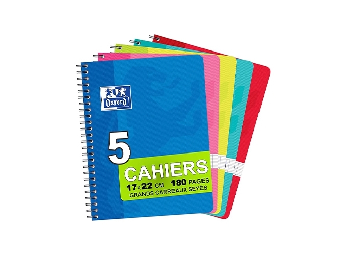 OXFORD CAHIER SPIRALE 170X220 SEYES 180P (5)