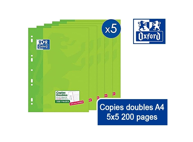 OXFORD COPIES DOUBLES 210X297  5X5 200P (5)