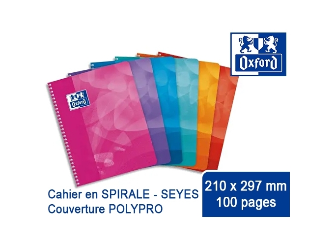 OXFORD POLYPRO SPIRALE 210X297 SEYES 100P (5)