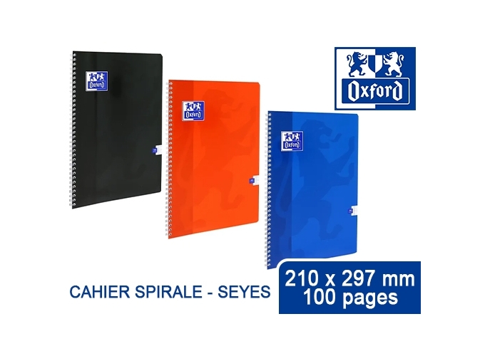 OXFORD SPIRALE 210X297 SEYES 100P (10)
