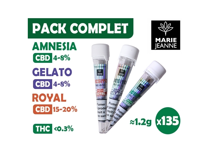 PACK COMPLET PRE-ROULE BESITO ROYAL 1.2G (PR.135)