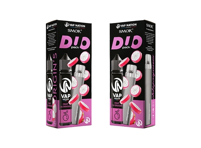 PACK VAP NATION FRUIT DU DRAGON 50 ML  1 SMOKCLIPP