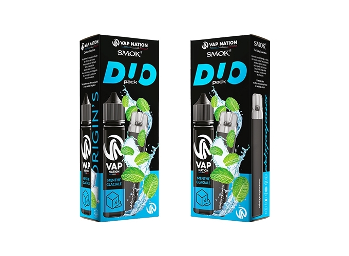 PACK VAP NATION MENTHE GLACIALE 50 ML  1 SMOKCLIPP