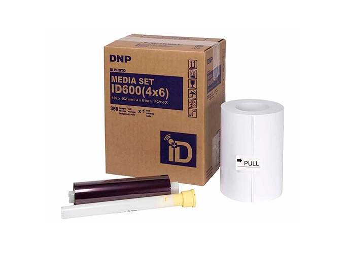 PAPIER DNP pour Borne ID600   350 tirages 10x15