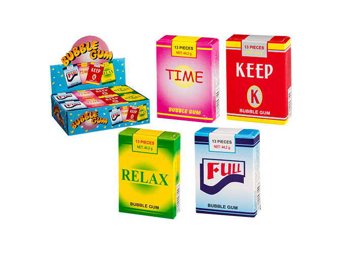 PAQUET  CIGARETTES   CHEWING GUM  (PRES.24)