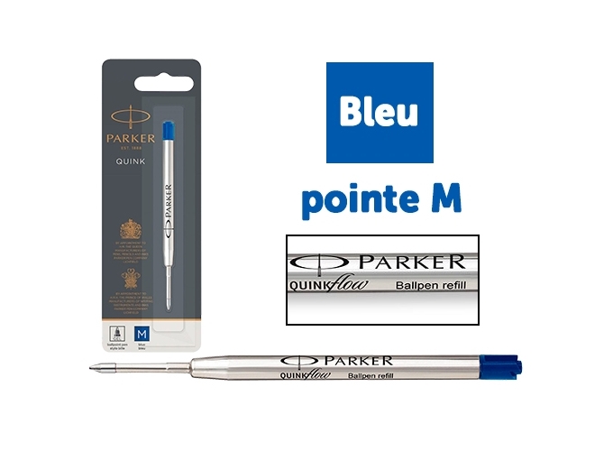 PARKER RECHARGE BILLE MOYENNE BLEU (12)