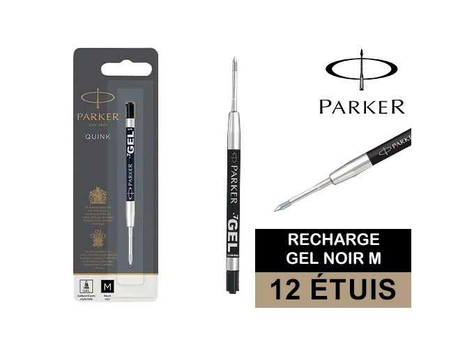 PARKER RECHARGE GEL NOIR M (12)