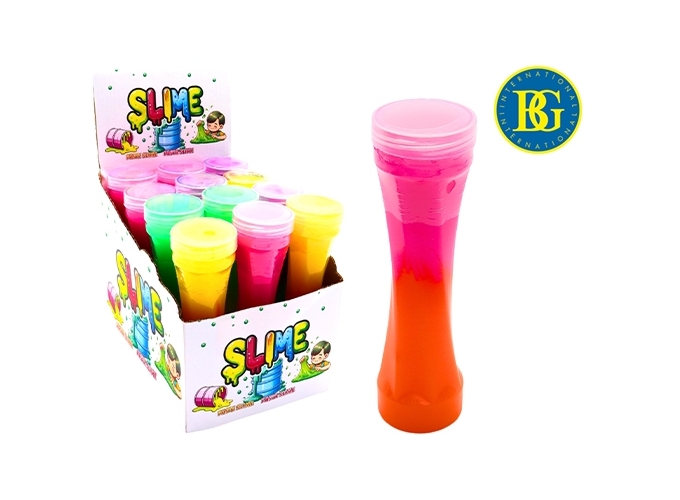 PATE SLIME 310 GRAMMES 5 COULEURS ASS. (BTE 12)