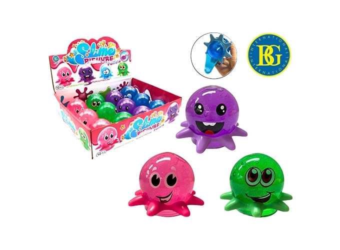 PATE SLIME PIEUVRE 190g 4 COUL. ASS  (BTE.12)