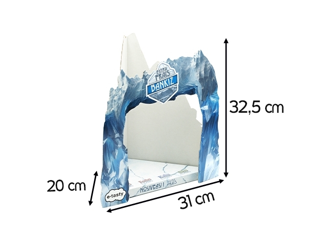 PETIT PRESENTOIR CARTON BANKIZ