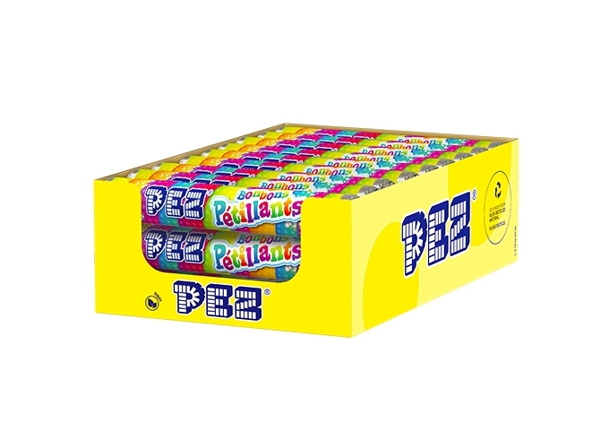 PEZ ROULEAU BONBONS PETILLANTS 42GR (30)