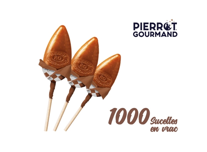 PIERROT GOURMAND 1000 SUCETTES VRAC FL CARAMEL (1)