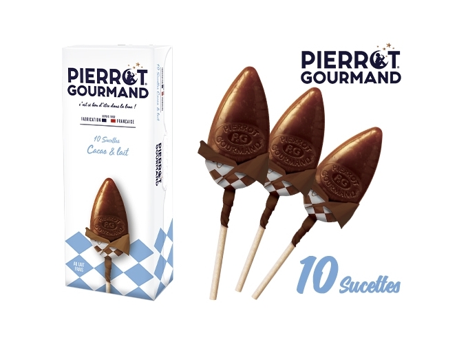PIERROT GOURMAND ETUI 10 SUCETTES FL CACAO (12)