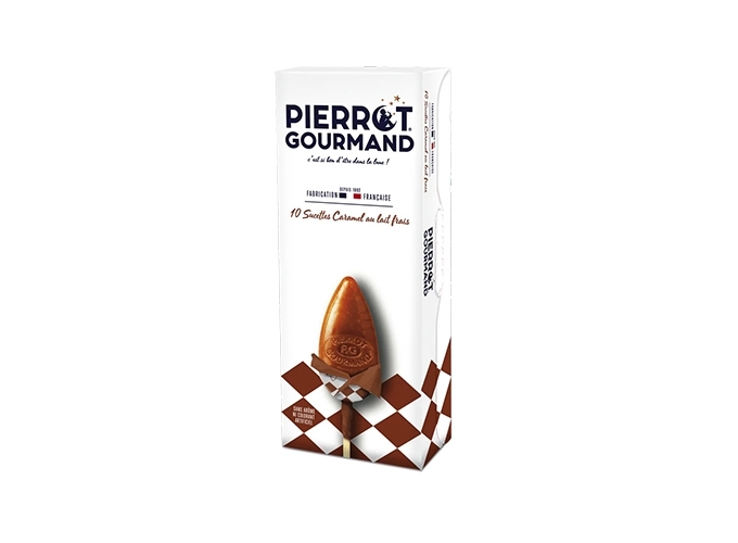PIERROT GOURMAND ETUI 10 SUCETTES FL CARAMEL (12)