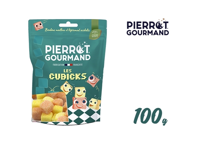 PIERROT GOURMAND SACHET 100GR CUBIKS (12)