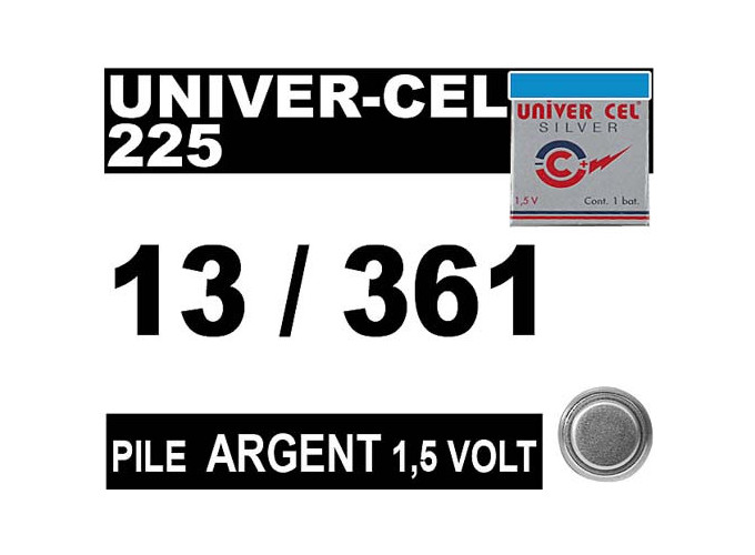 PILE UNIVER-CEL  13 361 362 1,5V (5)