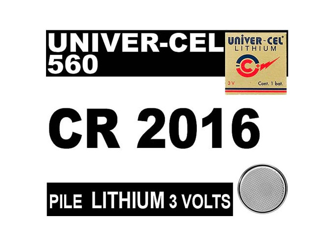 PILE UNIVER-CEL LITHIUM 560 2016 3V (15)