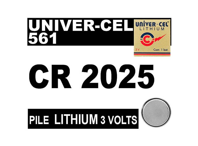 PILE UNIVER-CEL LITHIUM 561 2025 3V (15)