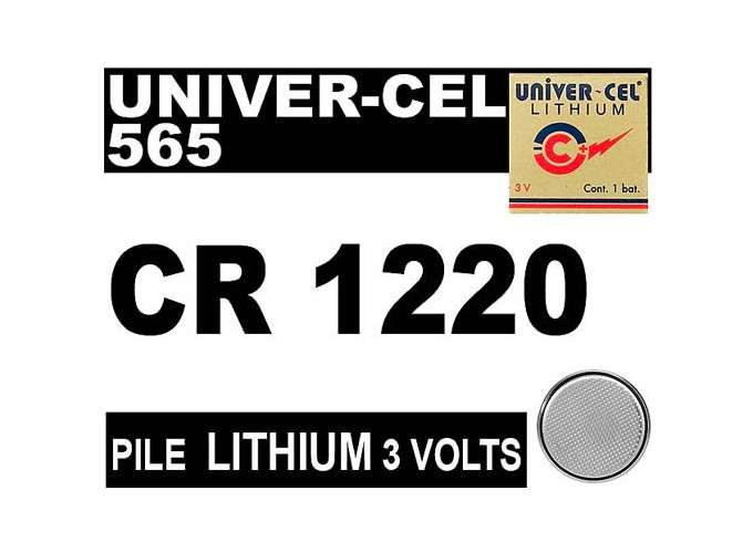 PILE UNIVER-CEL LITHIUM 565 1220 3V (5)