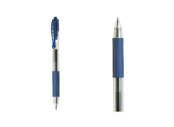 PILOT BILLE RETRACTABLE G2 0.5 BLEU (12)