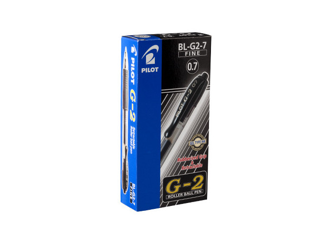 PILOT BILLE RETRACTABLE GEL G2 0.7 NOIR (12)