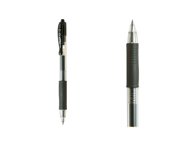 PILOT BILLE RETRACTABLE GEL G2 0.7 NOIR (12)
