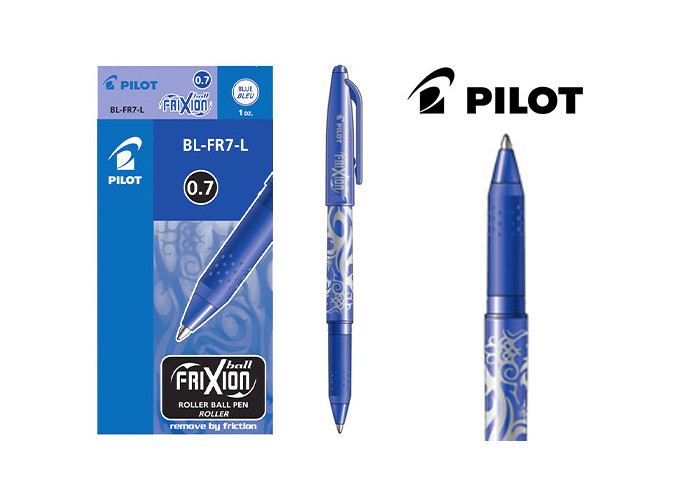 PILOT   FRIXION BALL  ROLLER EFFACABLE BLEU (12)