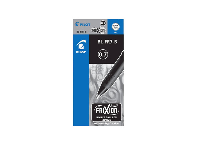 PILOT   FRIXION BALL  ROLLER EFFACABLE NOIR (12)