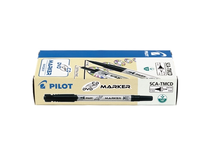 PILOT MARKER 2 POINTES FIN EXTRA FIN NOIR (12)