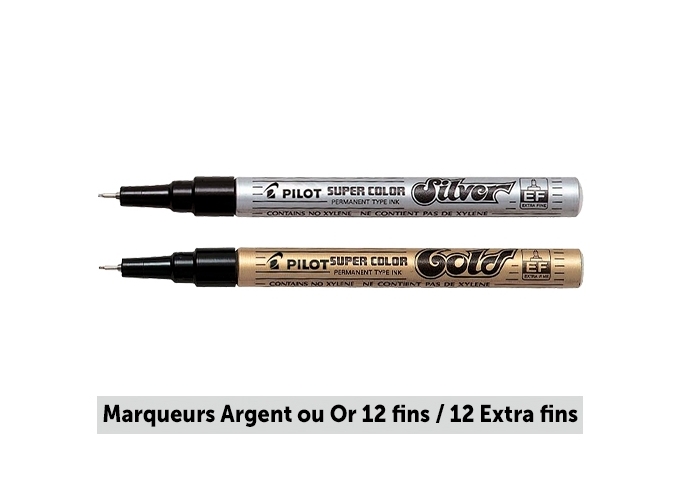 PILOT MARQ. OR ARG 12 FINS 12 EXTRA-FINS (PR.24)