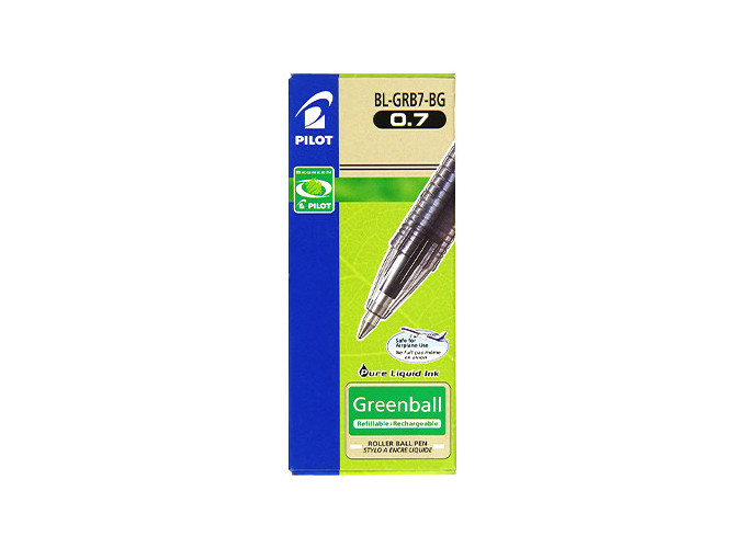 PILOT ROLLER ENCRE LIQUIDE  GreenBall  BLEU (10)