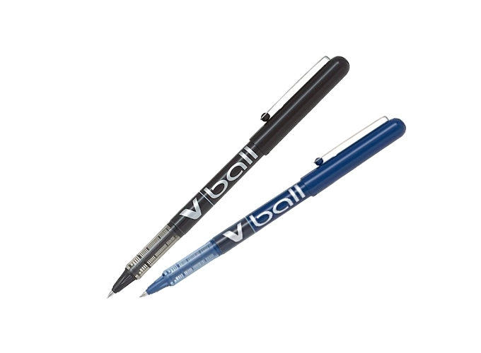 PILOT ROLLER  V-BALL 0,5   0,7 NOIR BLEU (PRES.24)