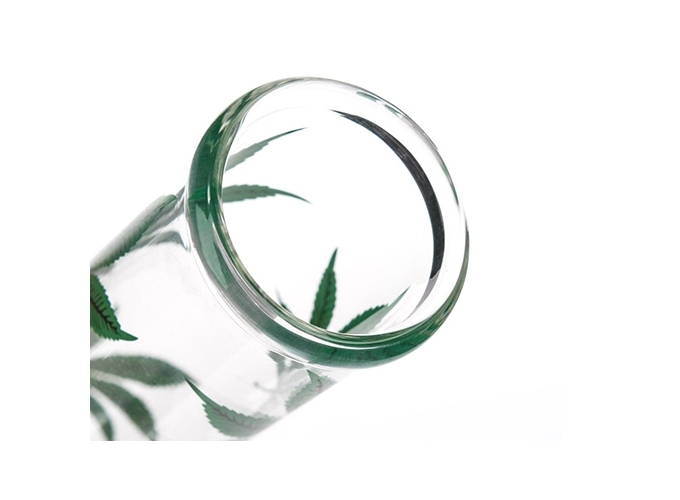 PIPE A EAU EN VERRE MULTILEAF DE 24CM (1)