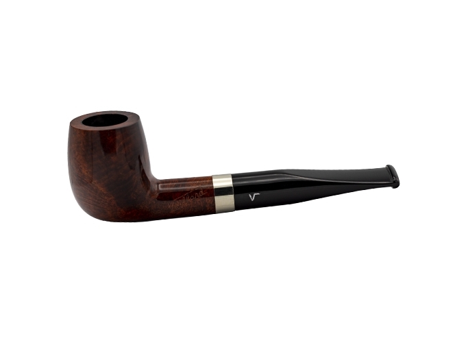 PIPE VUILLARD BAGUEES MARRON FONCE DROITE  (1)