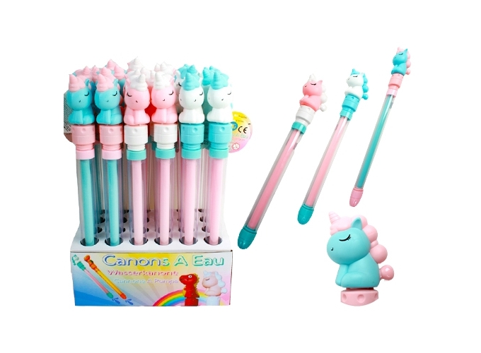 *PISTOLET A EAU CANON POMPE 37cm LICORNE (24)