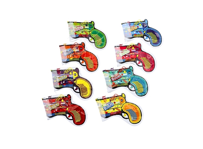 PISTOLET AUTOGONFLANT AVEC CONFETTIS (24)