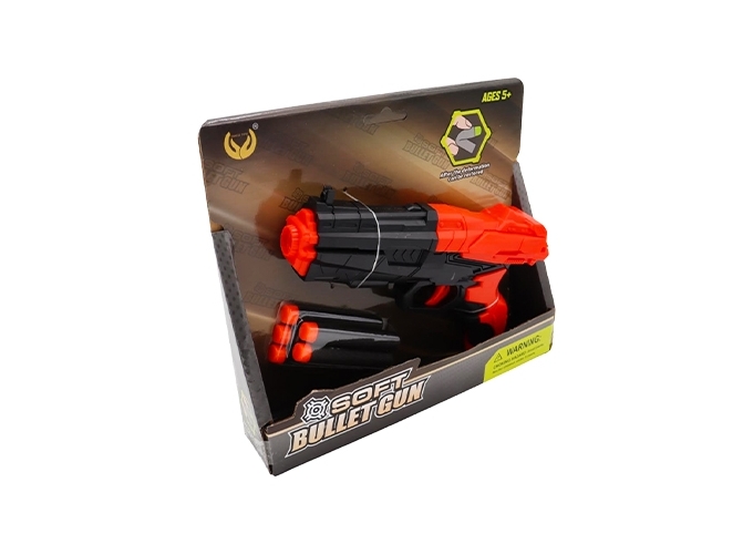 PISTOLET FLECHES MOUSSES 18CM (1)