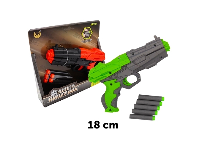 PISTOLET FLECHES MOUSSES 18CM (1)