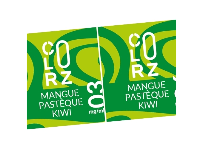 PLANCHE ETIQUETTES COLORZ 50 ML