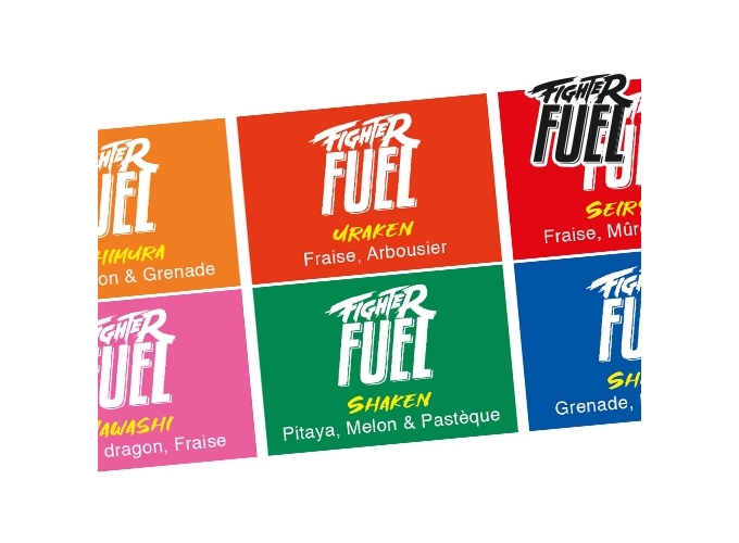 PLANCHE ETIQUETTES FIGHTER FUEL 100 ML